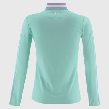 O&#039;Neills Clare GAA Women&#039;s Nepal Brushed Half Zip Top Green / Purple / White