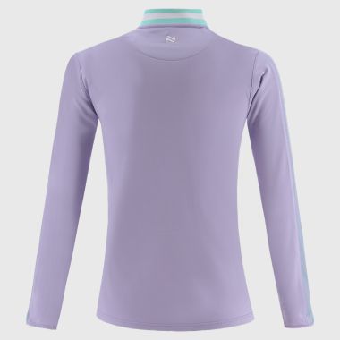 O&#039;Neills Fermanagh GAA Women&#039;s Nepal Brushed Half Zip Top Purple / Green / White