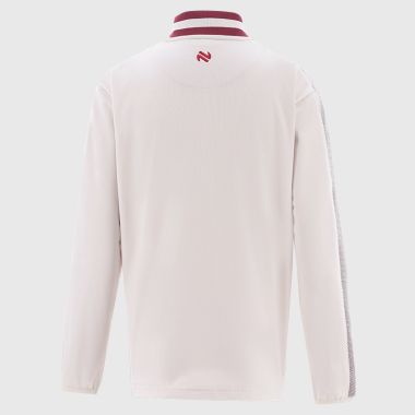 O&#039;Neills Louth GAA Kids&#039; Nepal Brushed Half Zip Top Beige / Red