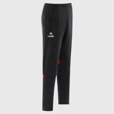 O'Neills Derry City FC Nico Brushed Skinny Bottoms Black / Red