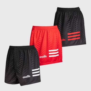 O'Neills Kids' Nova Shorts 3 Pack Black / Red / Black