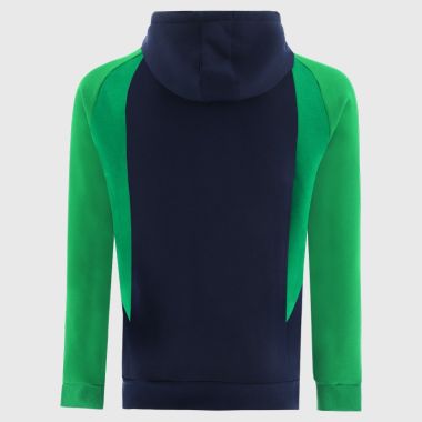 O'Neills Men's Odin Fleece Pullover Hoodie Marine / Green / White