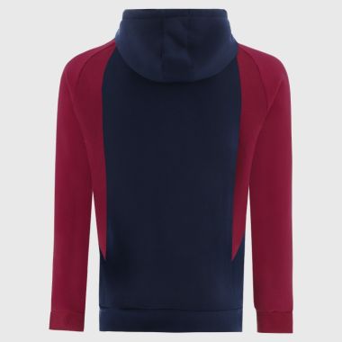 O'Neills Men's Odin Fleece Pullover Hoodie Marine / Maroon / White