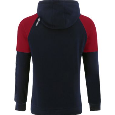 Men&#039;s Oslo Fleece Pullover Hoodie Marine / Maroon / White