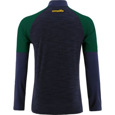 Men&#039;s Oslo Brushed Half Zip Top Marine / Bottle / Amber