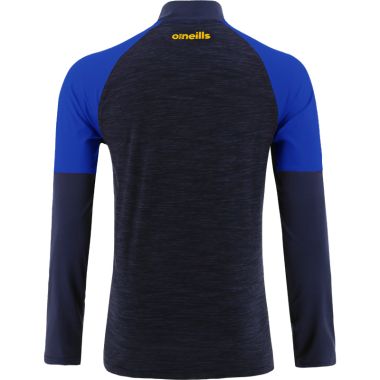 Men&#039;s Oslo Brushed Half Zip Top Marine / Royal / Amber
