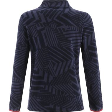 O'Neills Adelaide Crows Women's Oval Fleece Half Zip Top Marine / Red / Amber