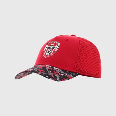 O'Neills Derry City FC Paint Cap Red / Black / Grey