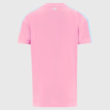 O'Neills Donegal GAA Kids' Paxton T-Shirt Pale Pink / Blue