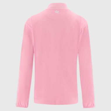 O'Neills Derry GAA Kids' Paxton Brushed Half Zip Top Pink / Blue