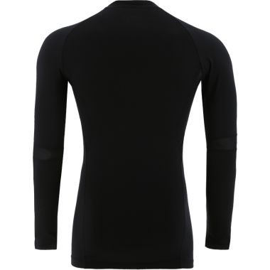 O&#039;Neills Men&#039;s Pro Body III Fleece Lined Poly Elastane Baselayer Top Black / Silver