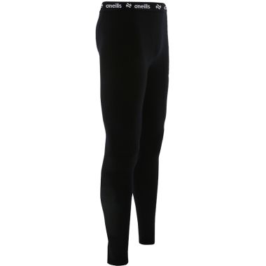 O&#039;Neills Men&#039;s Pro Body III Fleece Lined Poly Elastane Legging Pants Black / Silver