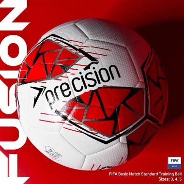 Precision Fusion FIFA Basic Training Ball White / Red