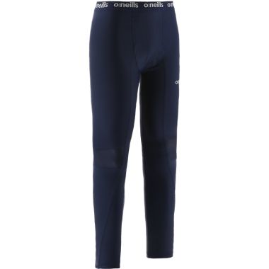 Men&#039;s Pro Body Base Layer Compression Leggings Marine / Silver