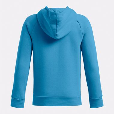 Under Armour Kids&#039; Rival Fleece Big Logo Hoodie Ether Blue / White