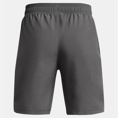 Under Armour Kids&#039; UA Woven Wordmark Shorts Castlerock / White