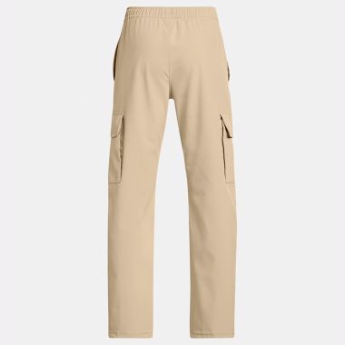 Under Armour Kids&#039; UA Big Icon Woven Pant City Khaki / White