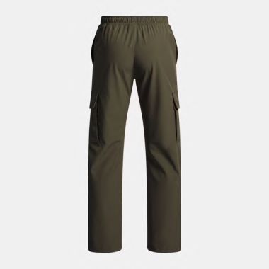 Under Armour Kids&#039; UA Big Icon Woven Pant Marine Od Green / White