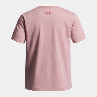 Under Armour Kids&#039; UA Big Logo T-Shirt Tourmaline Pink / Fuchsia Dusk