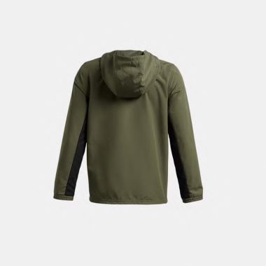 Under Armour Kids&#039; UA Rival Woven Jacket Downpour Marine Od Green / Black / Black