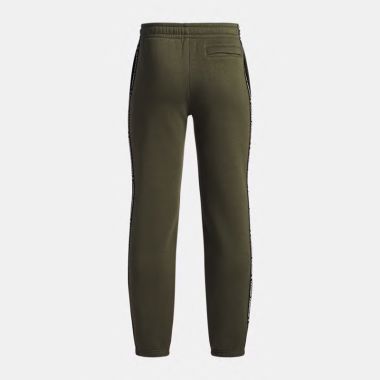 Under Armour Kids&#039; UA Icon Fleece Taping Bottoms Marine Od Green / Black / Black