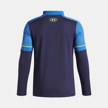 Under Armour Kids&#039; UA Challenger Training Quarter Zip Washed Navy / High Vis Yellow