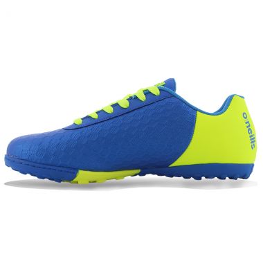 Python Astro Turf Laced Football Boots Junior Royal / Flo Yellow