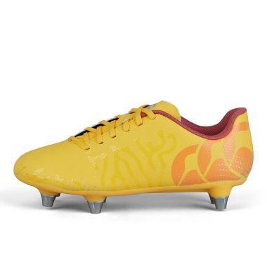 Canterbury Kids&#039; Speed Infinite 6 Stud SG Youth Rugby Boots Amber / Orange