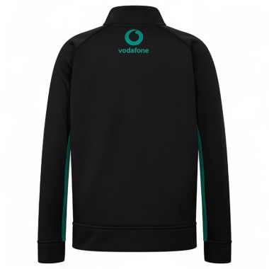 Canterbury Kids&#039; Ireland Rugby IRFU 2025/26 1/4 Zip Training Top Black
