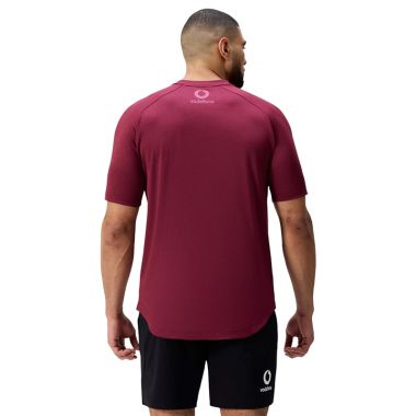 Canterbury Men&#039;s Ireland Rugby IRFU 2025/26 Elite Training T-Shirt Fig / Beaujoulais Marl