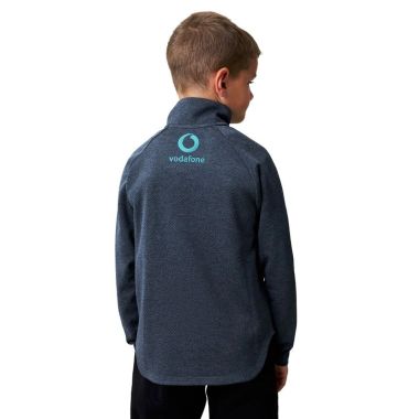 Canterbury Kids' Ireland Rugby IRFU 2026/27 Elite First Layer Half Zip Top Vintage Indigo Marl