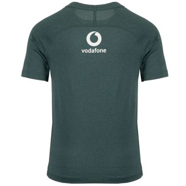 Canterbury Kids' Ireland Rugby IRFU 2025/26 Elite Training T-Shirt Mallard Green / Darkest Spruce Marl