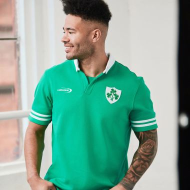 Landsdowne Ireland Shamrock Classic Polo Shirt Green