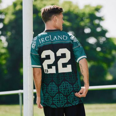Lansdowne American Football Short Sleeve Jersey Emerald / Black