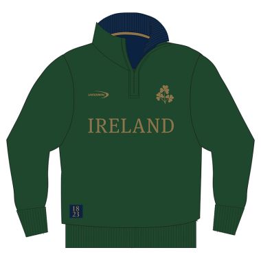 Lansdowne Men&#039;s Ireland 1/4 Zip Fleece Bottle / Gold