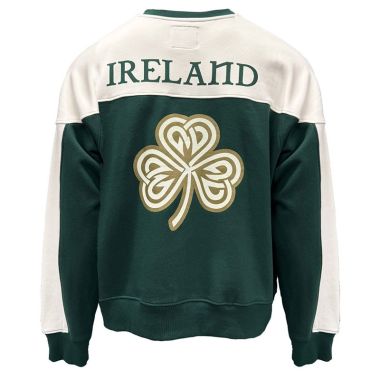 Lansdowne Ireland V-Neck Sweatshirt Green / Cream