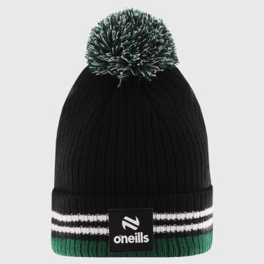 O&#039;Neills Kildare GAA Renew Bobble Hat Black / White / Green