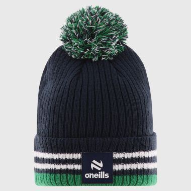 O&#039;Neills Fermanagh GAA Renew Bobble Hat Marine / Green / White