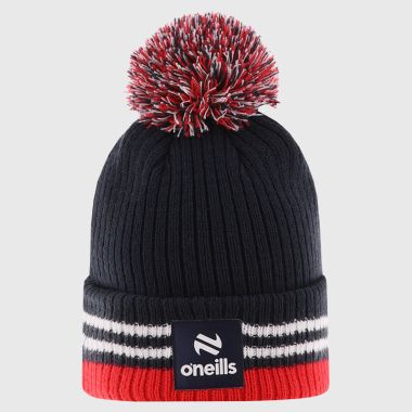 O&#039;Neills Louth GAA Renew Bobble Hat Marine / White / Red