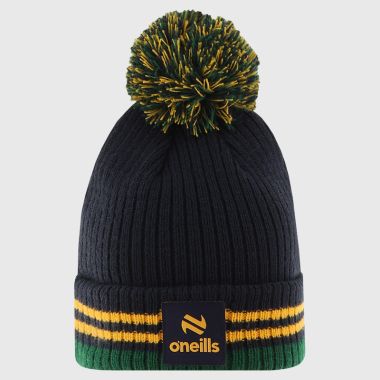 O&#039;Neills Kerry GAA Renew Bobble Hat Marine / Amber / Green