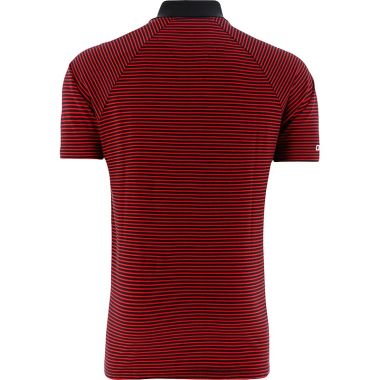 Men&#039;s Rimini Striped Polo Shirt Black / Red