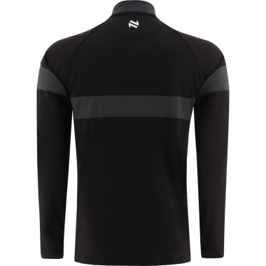 Men&#039;s Rockway Brushed Half Zip Top Black / Dark Grey / White