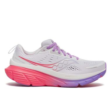 Saucony Women&#039;s Guide 18 Running Shoes White / Crocus - AW25