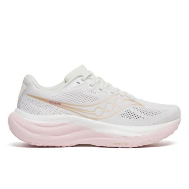 Saucony Women's Ride 19 Running Shoes White / Silk- SS26