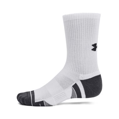 Under Armour Performance Tech 3-Pack Crew Socks White / Jet Grey