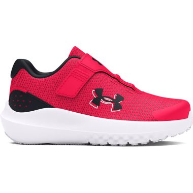 Under Armour Kids&#039; UA Surge 4 AC Infant Running Shoes Red / Black - AW24