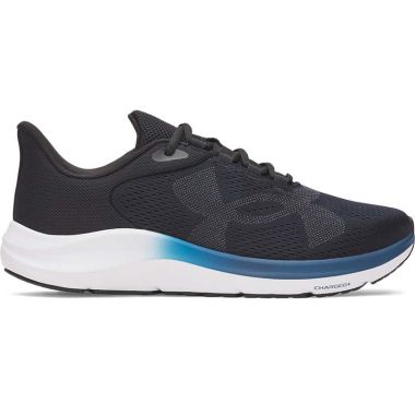 Under Armour Men's UA Pursuit 4 Big Logo Running Shoes Black / Wham Blue / Anthracite- SS26