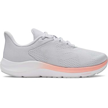 Under Armour Women's UA Pursuit 4 Big Logo Running Shoes Halo Gray / Posh Pink / Distant Gray -SS26