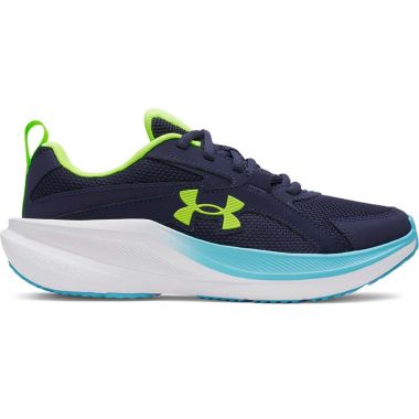Under Armour Kids' Youth UA Assert 11 Running Shoes Midnight Navy / Blue Blur / Hyper Green -SS26