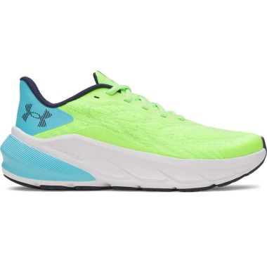 Under Armour Kids' Youth UA Turbulence 3 Running Shoes Hyper Green / Blue Blur / Midnight Navy - SS26